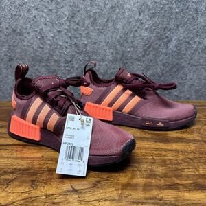 Adidas NMD_R1 W Shoes Womens Size 6 Purple Orange Athletic Sneakers HP2822